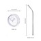 4 Pieces Life Sublimation Blanks Skinny Tumbler White 20 OZ Straight Stainless Steel Tumbler with Metal Straw for Mug Tumbler Heat Press Machine Sublimation Printing 4 Pack